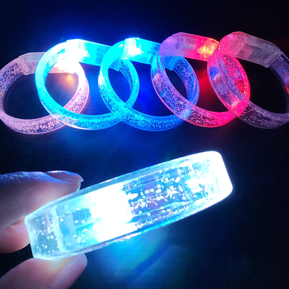 (Non personalised) Multicolour LED Glow Bracelet